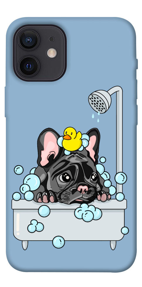 Чехол Dog in shower для iPhone 12 mini