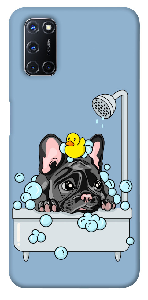 Чехол Dog in shower для Oppo A72