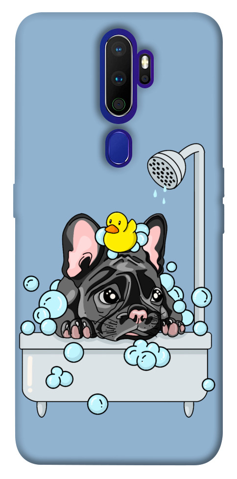 Чехол Dog in shower для Oppo A5 (2020)