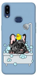 Чехол Dog in shower для Galaxy M01s
