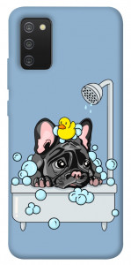 Чохол Dog in shower для Galaxy A02s