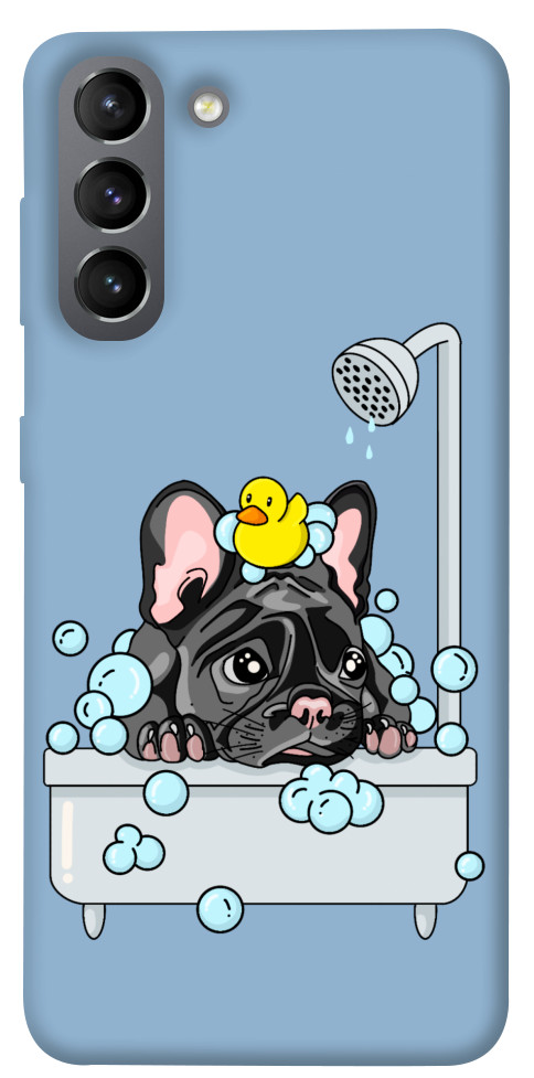 Чехол Dog in shower для Galaxy S21