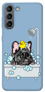 Чохол Dog in shower для Galaxy S21