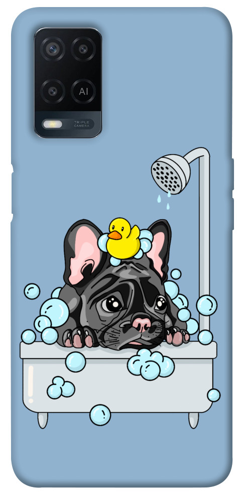 Чохол Dog in shower для Oppo A54 4G