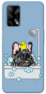 Чохол Dog in shower для Oppo A74 4G