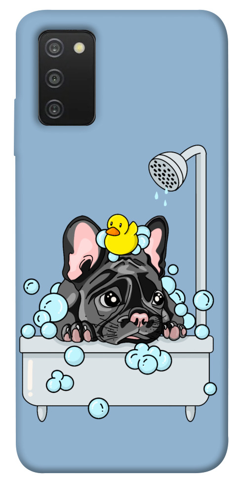 Чехол Dog in shower для Galaxy A03s
