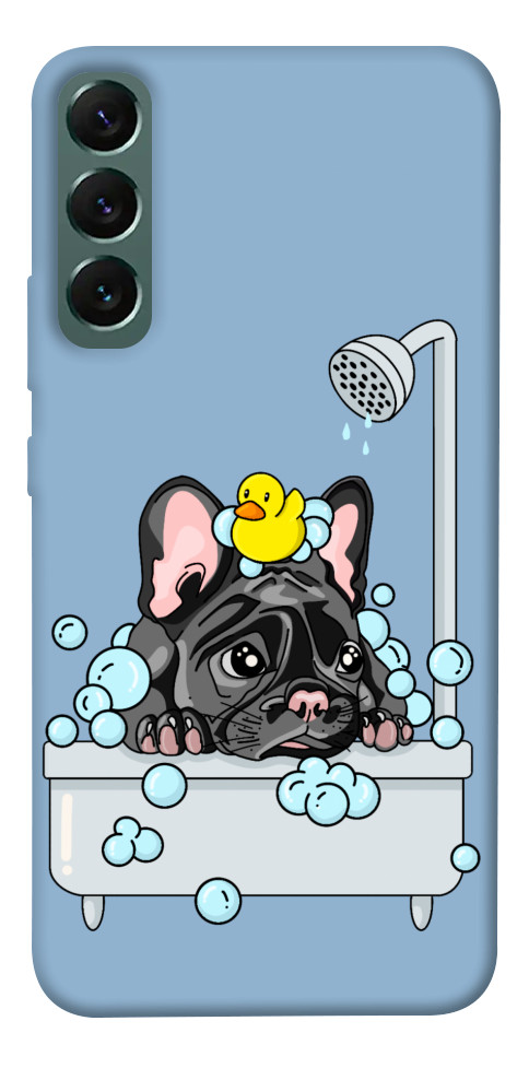 Чохол Dog in shower для Galaxy S22+