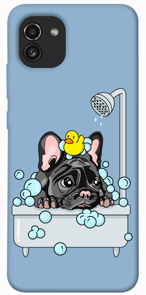 Чохол Dog in shower для Galaxy A03