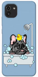 Чехол Dog in shower для Galaxy A03