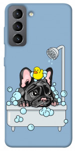 Чехол Dog in shower для Galaxy S21 FE