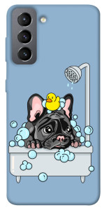 Чохол Dog in shower для Galaxy S21 FE