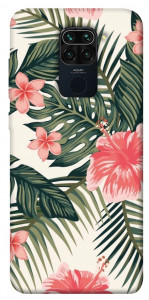 Чохол Tropic flowers для Xiaomi Redmi 10X