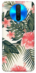 Чехол Tropic flowers для Xiaomi Poco X2
