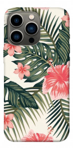 Чехол Tropic flowers для iPhone 13 Pro