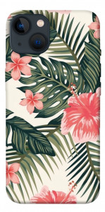 Чохол Tropic flowers для iPhone 13