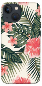 Чехол Tropic flowers для iPhone 13 mini