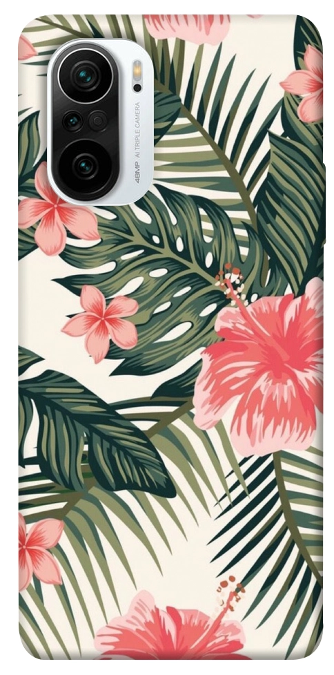 Чехол Tropic flowers для Xiaomi Redmi K40