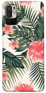 Чехол Tropic flowers для Xiaomi Redmi Note 10 5G
