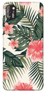 Чехол Tropic flowers для TECNO POP 4 Pro