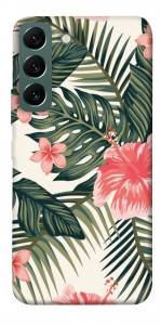 Чехол Tropic flowers для Galaxy S22