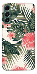 Чехол Tropic flowers для Galaxy S22+