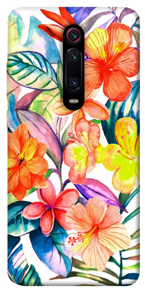 Чехол Цветочный коктейль для Xiaomi Mi 9T Pro