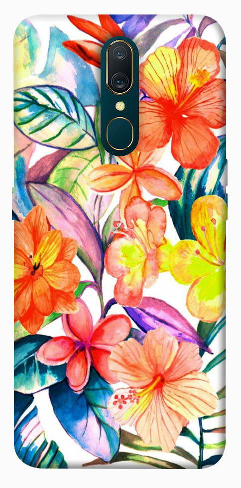 

Чохол Квітковий коктейль для OPPO A9 1358370