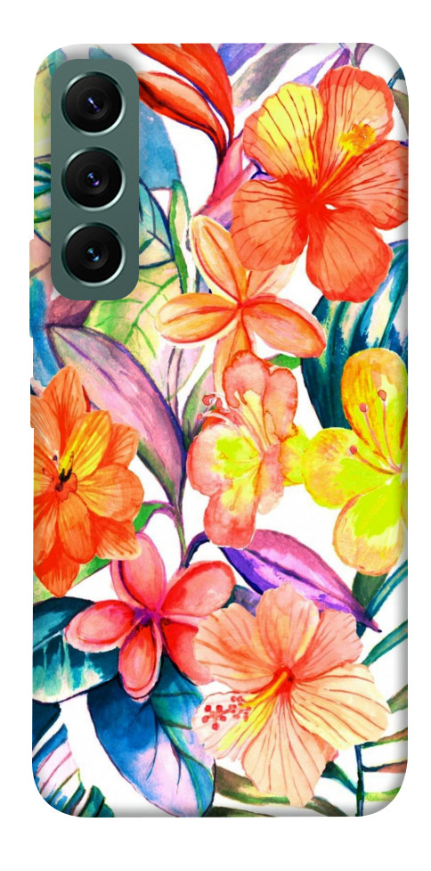 

Чехол Цветочный коктейль для Galaxy S22 1358405