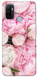 Чехол Pink peonies для Oppo A53