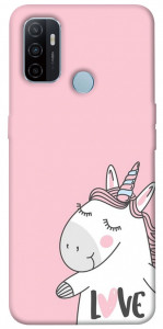 Чехол Unicorn love для Oppo A33 (2020)