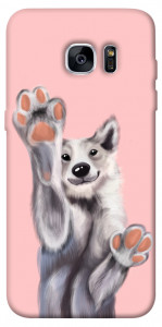 Чехол Cute dog для Galaxy S7 Edge