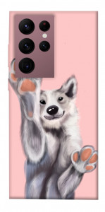 Чехол Cute dog для Galaxy S22 Ultra