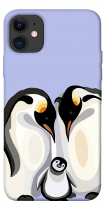Чехол Penguin family для iPhone 11