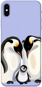 Чохол Penguin family для iPhone XS Max