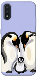 Чехол Penguin family для Galaxy A01