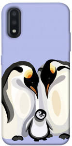 Чохол Penguin family для Galaxy A01