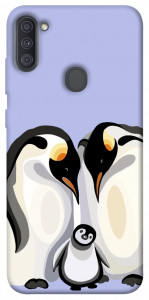 Чехол Penguin family для Galaxy A11 (2020)