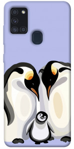 Чехол Penguin family для Galaxy A21s (2020)