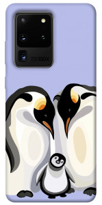 Чохол Penguin family для Galaxy S20 Ultra (2020)