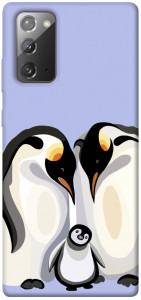 Чохол Penguin family для Galaxy Note 20