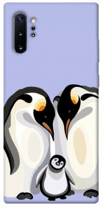 Чехол Penguin family для Galaxy Note 10+ (2019)