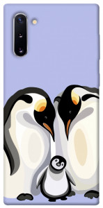 Чехол Penguin family для Galaxy Note 10 (2019)