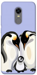 Чохол Penguin family для Xiaomi Redmi Note 5 (Single Camera)