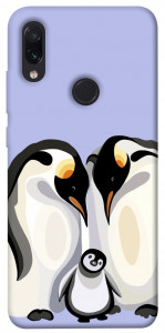 Чохол Penguin family для Xiaomi Redmi Note 7S