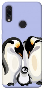 Чохол Penguin family для Xiaomi Redmi Note 7