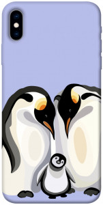 Чехол Penguin family для iPhone XS (5.8")