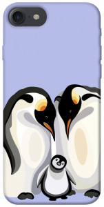 Чехол Penguin family для  iPhone 8 (4.7")