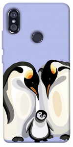 Чехол Penguin family для Xiaomi Redmi Note 5 (DC)