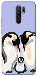 Чехол Penguin family для Xiaomi Redmi 9