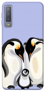 Чехол Penguin family для Galaxy A7 (2018)